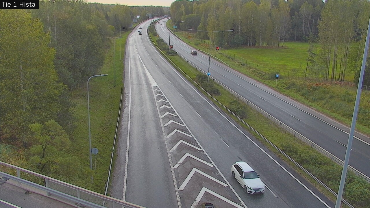 Weather Camera Image Road 1 Espoo, Hista, Espoo, Uusimaa