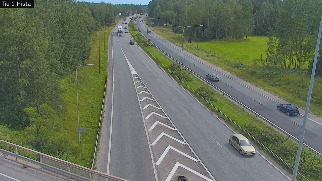 Weather Camera Image Road 1 Espoo, Hista, Espoo, Uusimaa