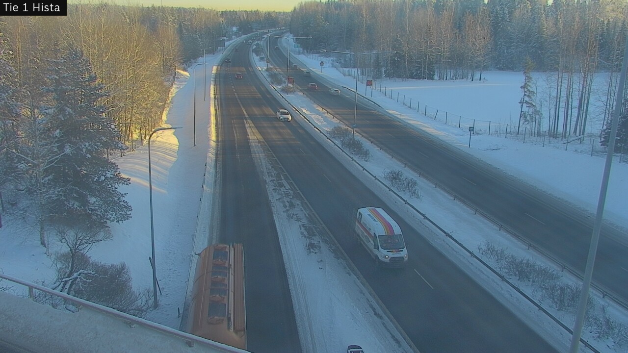 Weather Camera Image Road 1 Espoo, Hista, Espoo, Uusimaa