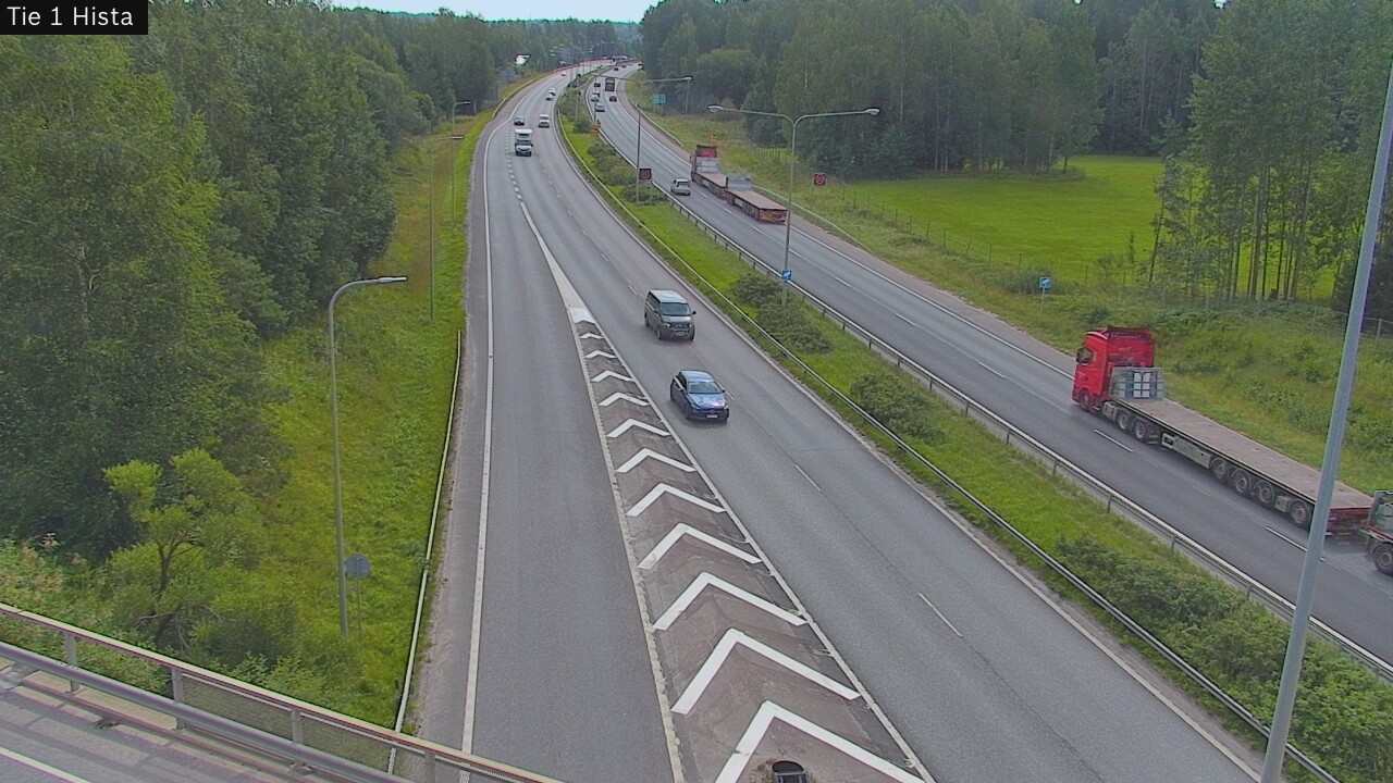 Weather Camera Image Road 1 Espoo, Hista, Espoo, Uusimaa