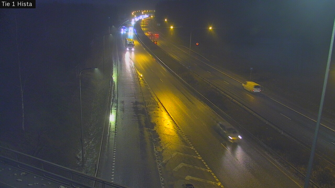 Weather Camera Image Road 1 Espoo, Hista, Espoo, Uusimaa