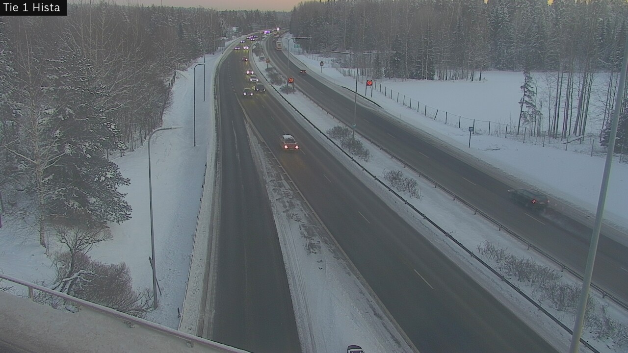 Weather Camera Image Road 1 Espoo, Hista, Espoo, Uusimaa