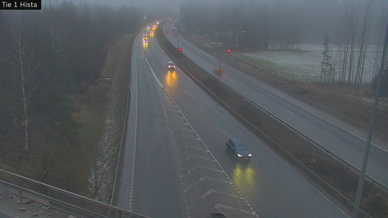 Weather Camera Image Road 1 Espoo, Hista, Espoo, Uusimaa