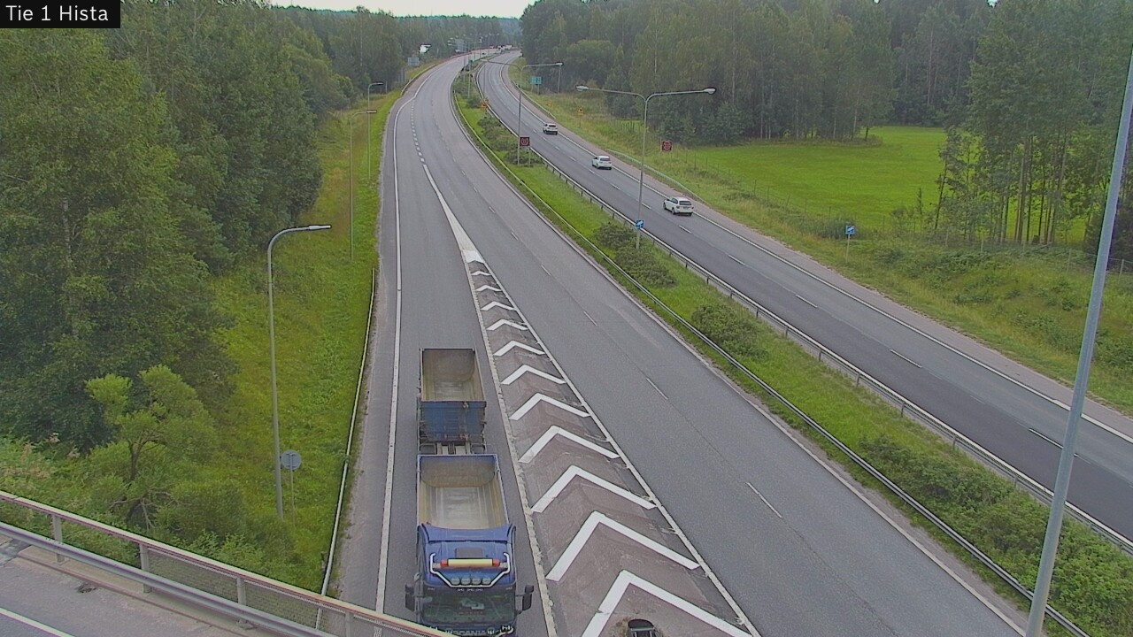 Weather Camera Image Road 1 Espoo, Hista, Espoo, Uusimaa