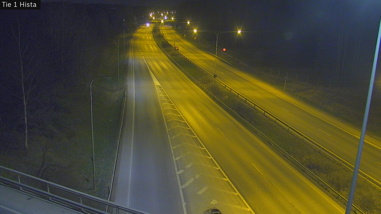 Weather Camera Image Road 1 Espoo, Hista, Espoo, Uusimaa