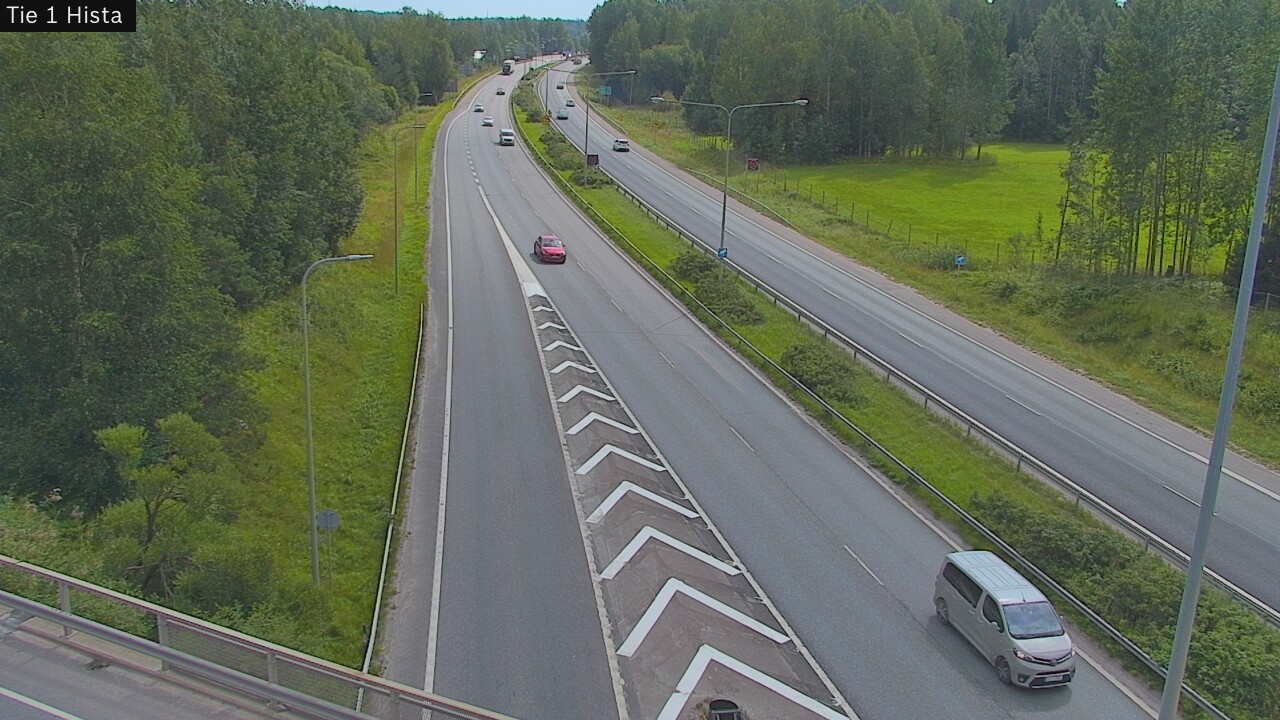 Weather Camera Image Road 1 Espoo, Hista, Espoo, Uusimaa