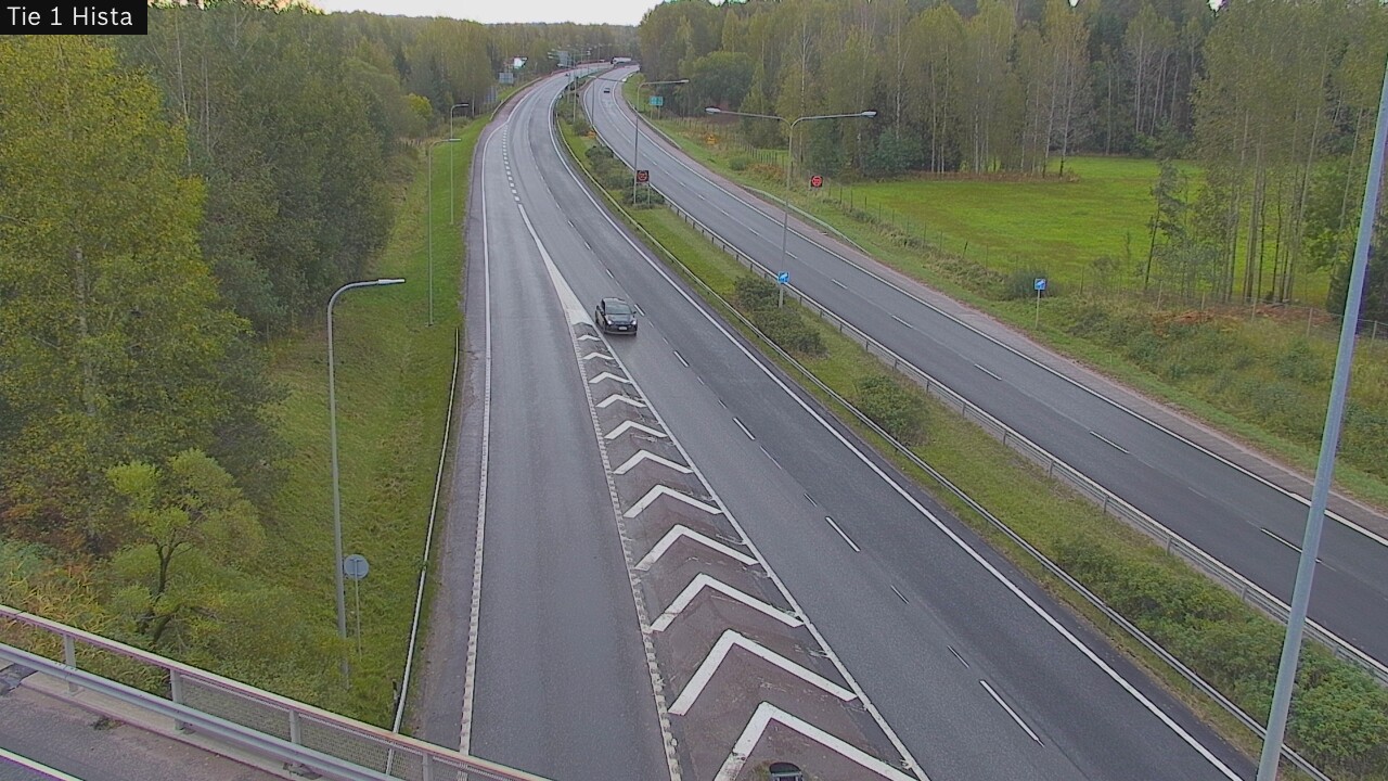Weather Camera Image Road 1 Espoo, Hista, Espoo, Uusimaa