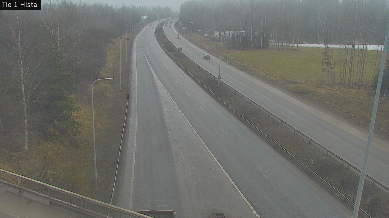 Weather Camera Image Road 1 Espoo, Hista, Espoo, Uusimaa