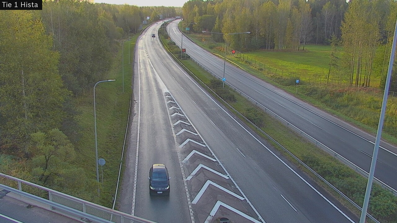Weather Camera Image Road 1 Espoo, Hista, Espoo, Uusimaa