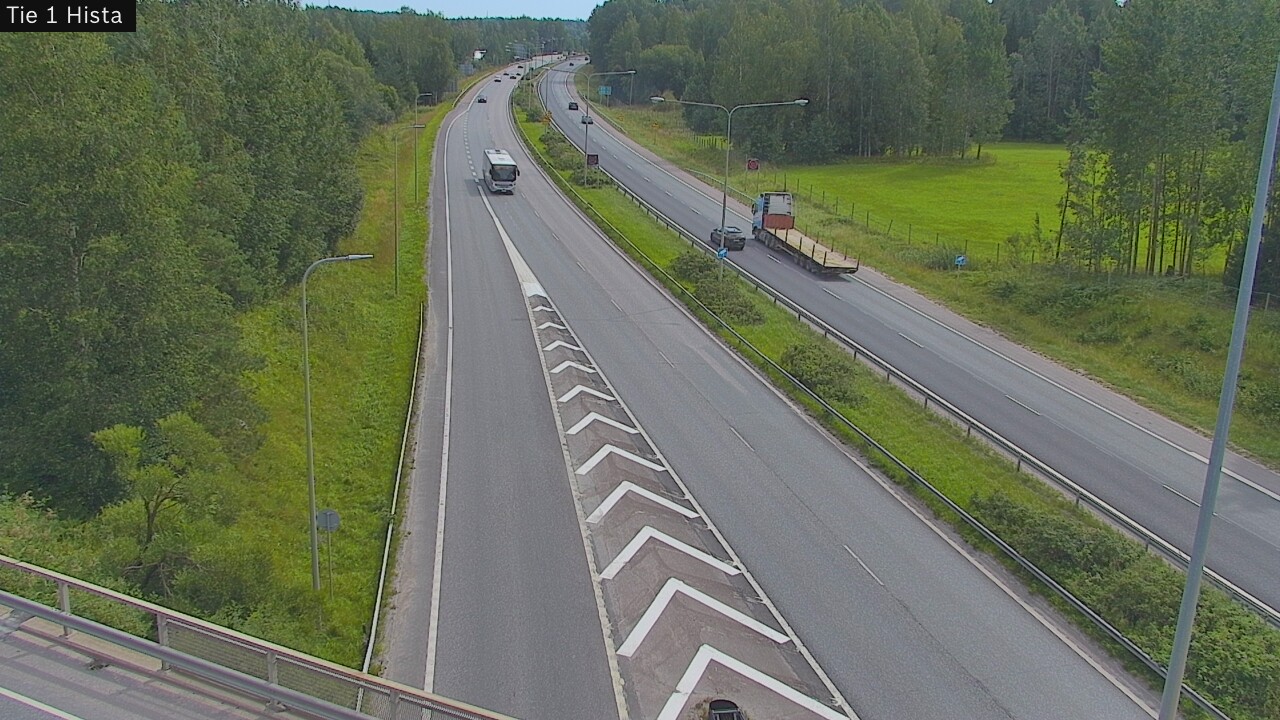 Weather Camera Image Road 1 Espoo, Hista, Espoo, Uusimaa