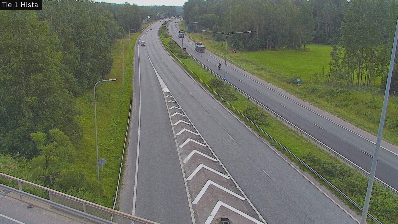 Weather Camera Image Road 1 Espoo, Hista, Espoo, Uusimaa
