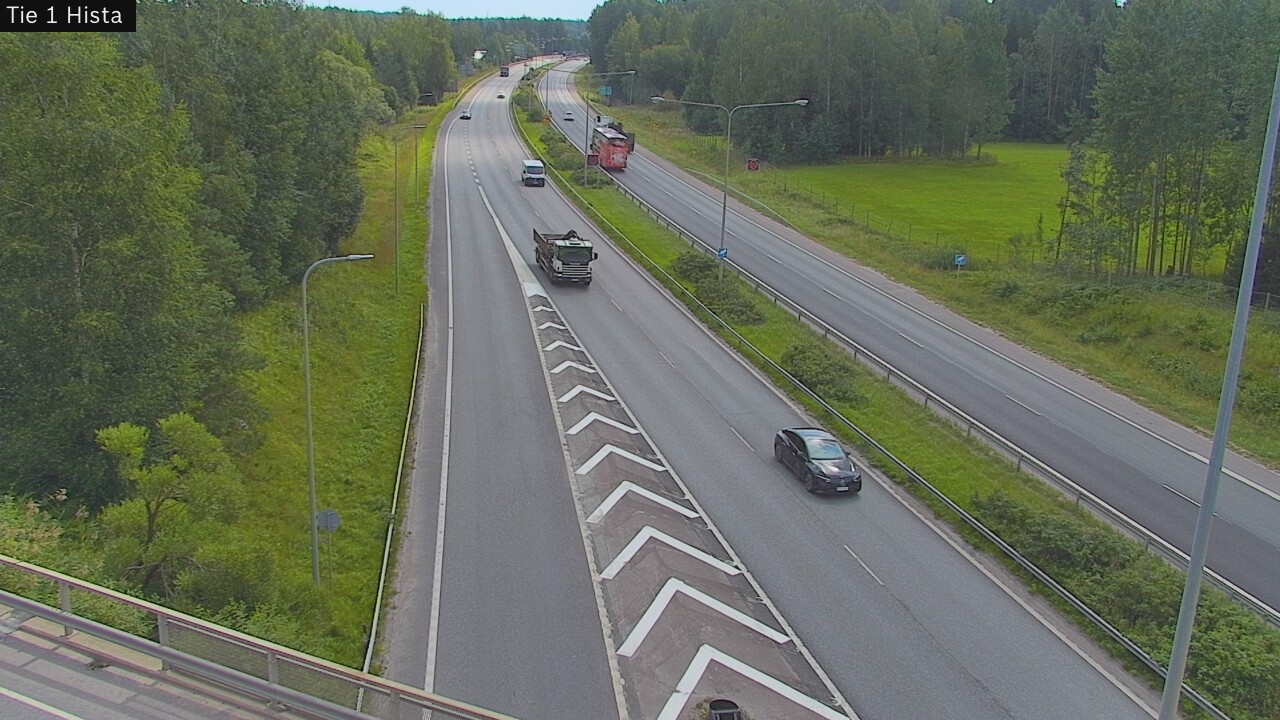 Weather Camera Image Road 1 Espoo, Hista, Espoo, Uusimaa