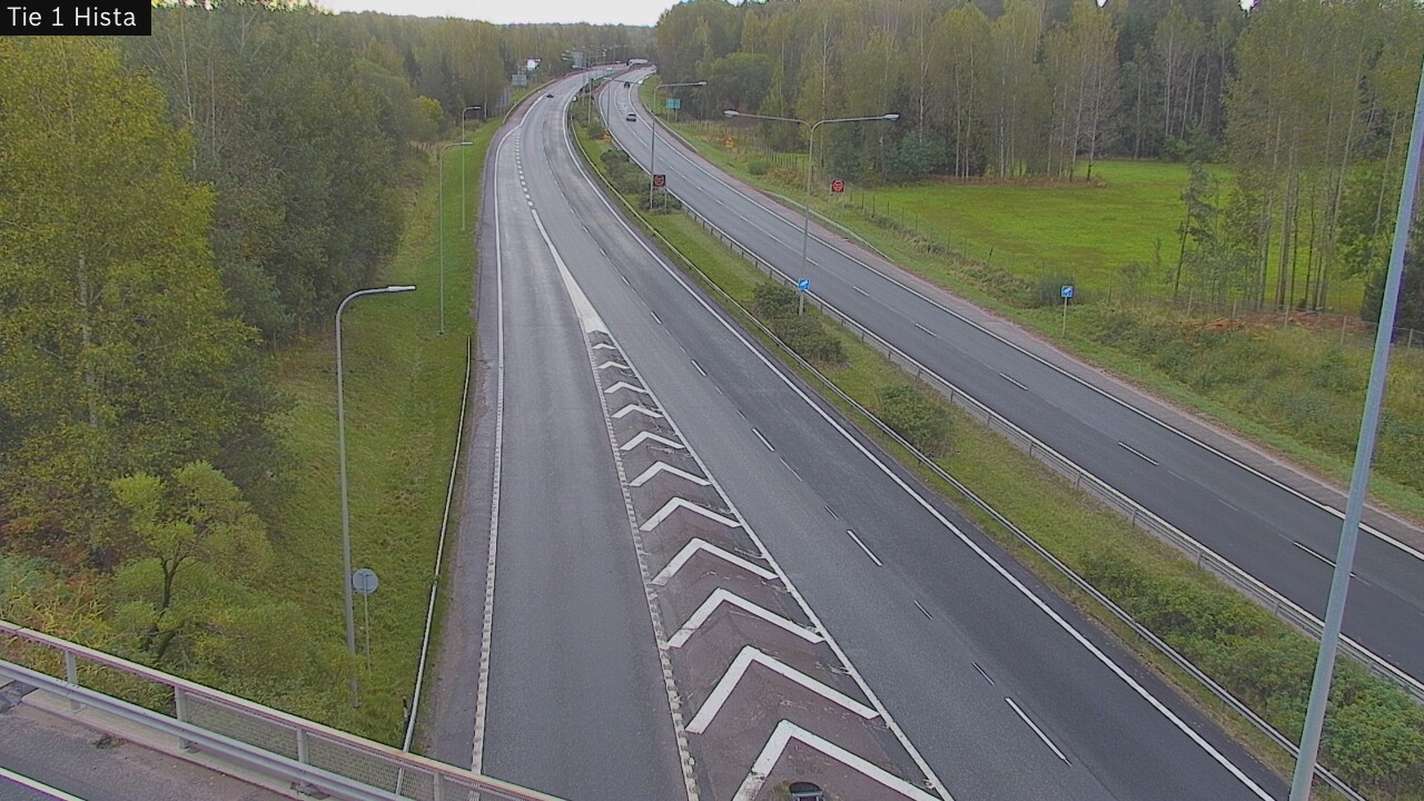 Weather Camera Image Road 1 Espoo, Hista, Espoo, Uusimaa
