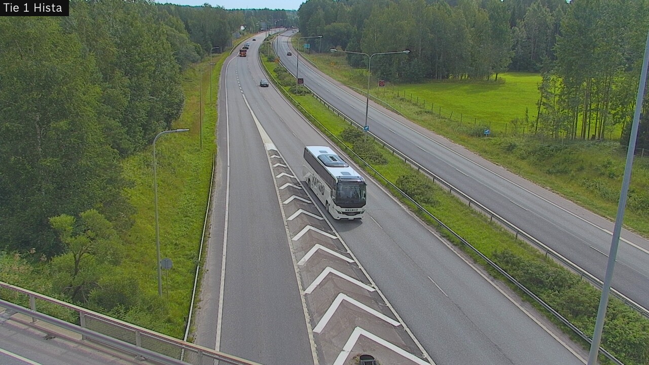 Weather Camera Image Road 1 Espoo, Hista, Espoo, Uusimaa