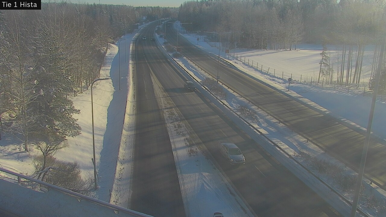 Weather Camera Image Road 1 Espoo, Hista, Espoo, Uusimaa