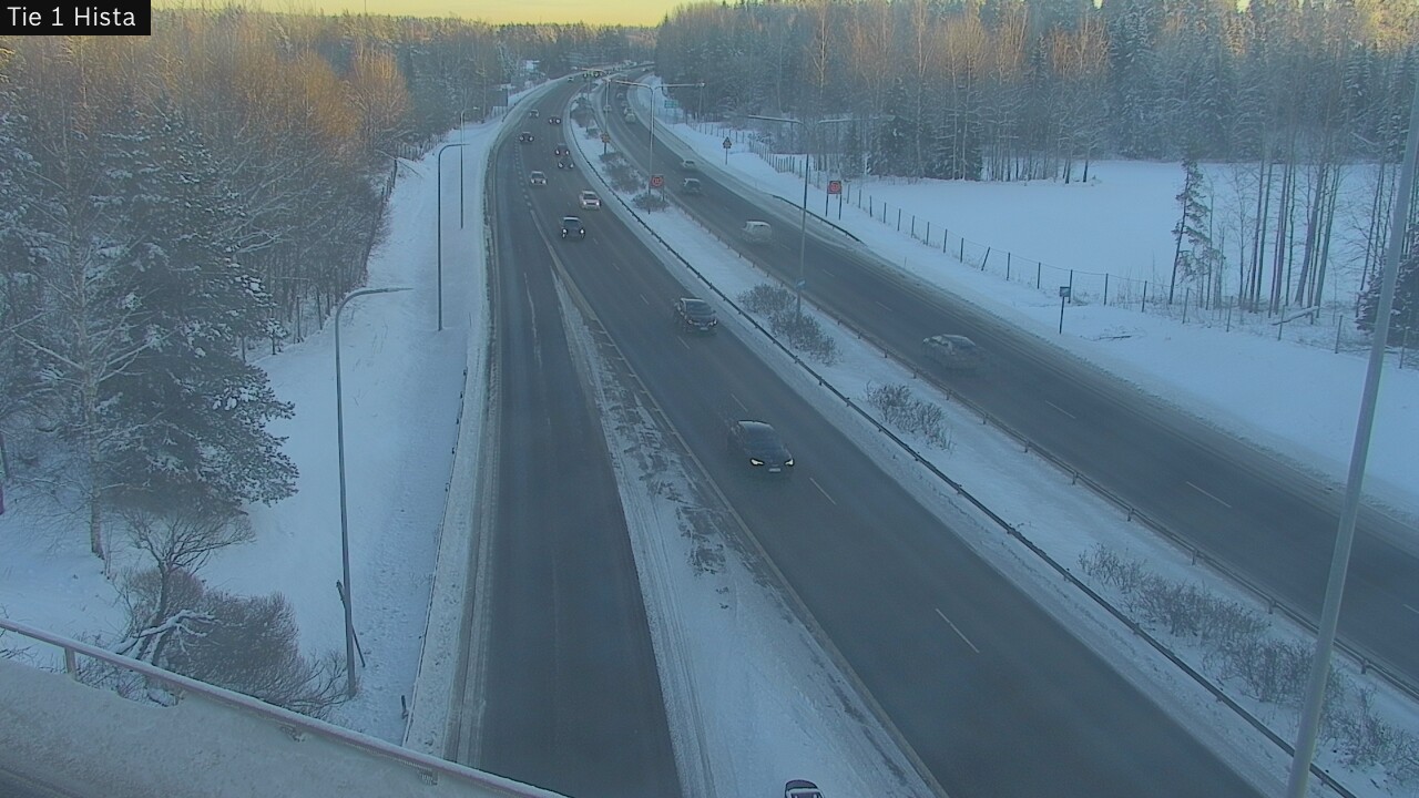 Weather Camera Image Road 1 Espoo, Hista, Espoo, Uusimaa