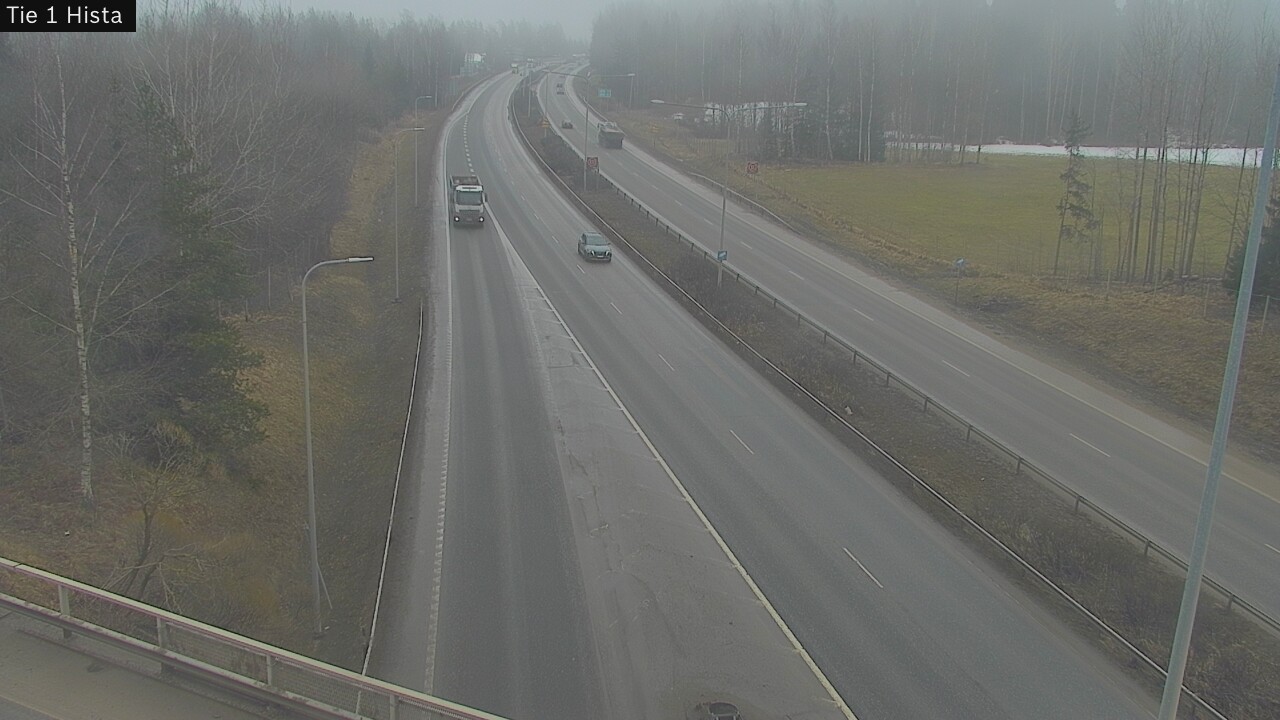 Weather Camera Image Road 1 Espoo, Hista, Espoo, Uusimaa