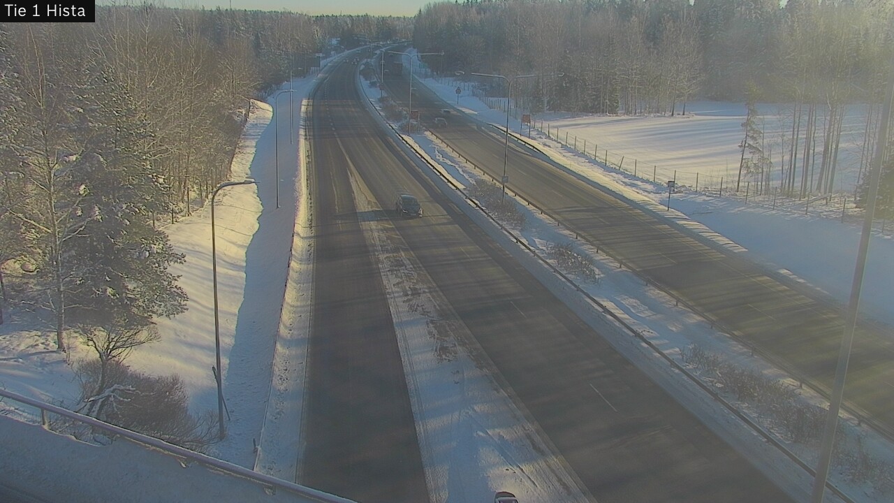Weather Camera Image Road 1 Espoo, Hista, Espoo, Uusimaa