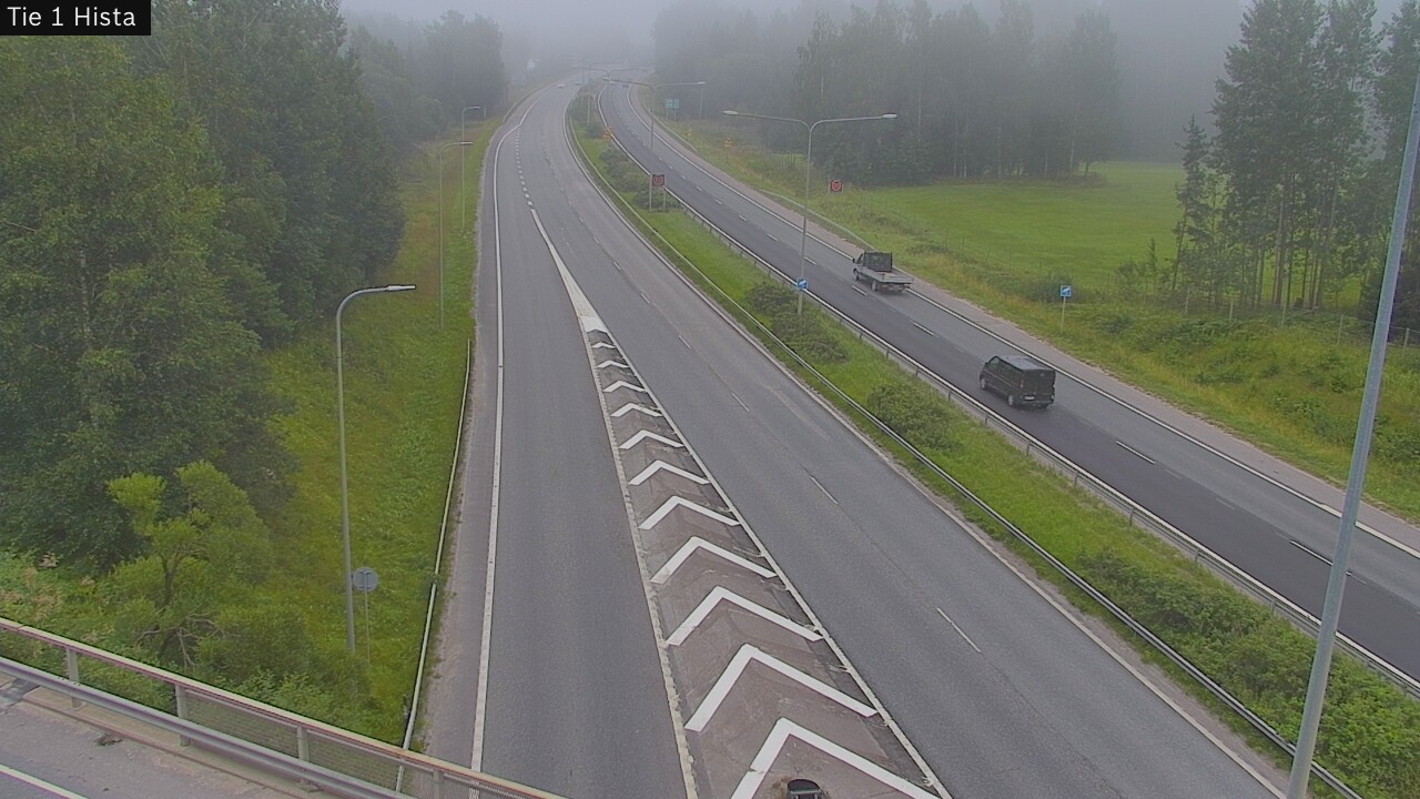 Weather Camera Image Road 1 Espoo, Hista, Espoo, Uusimaa