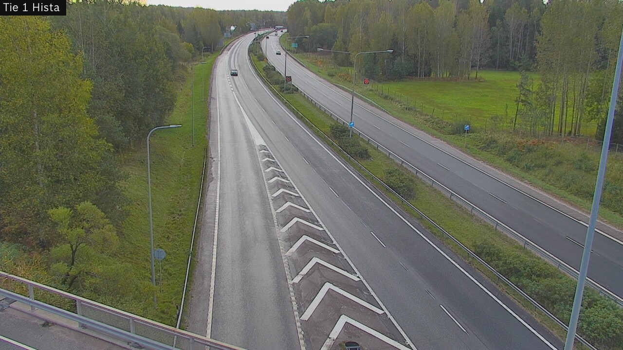 Weather Camera Image Road 1 Espoo, Hista, Espoo, Uusimaa