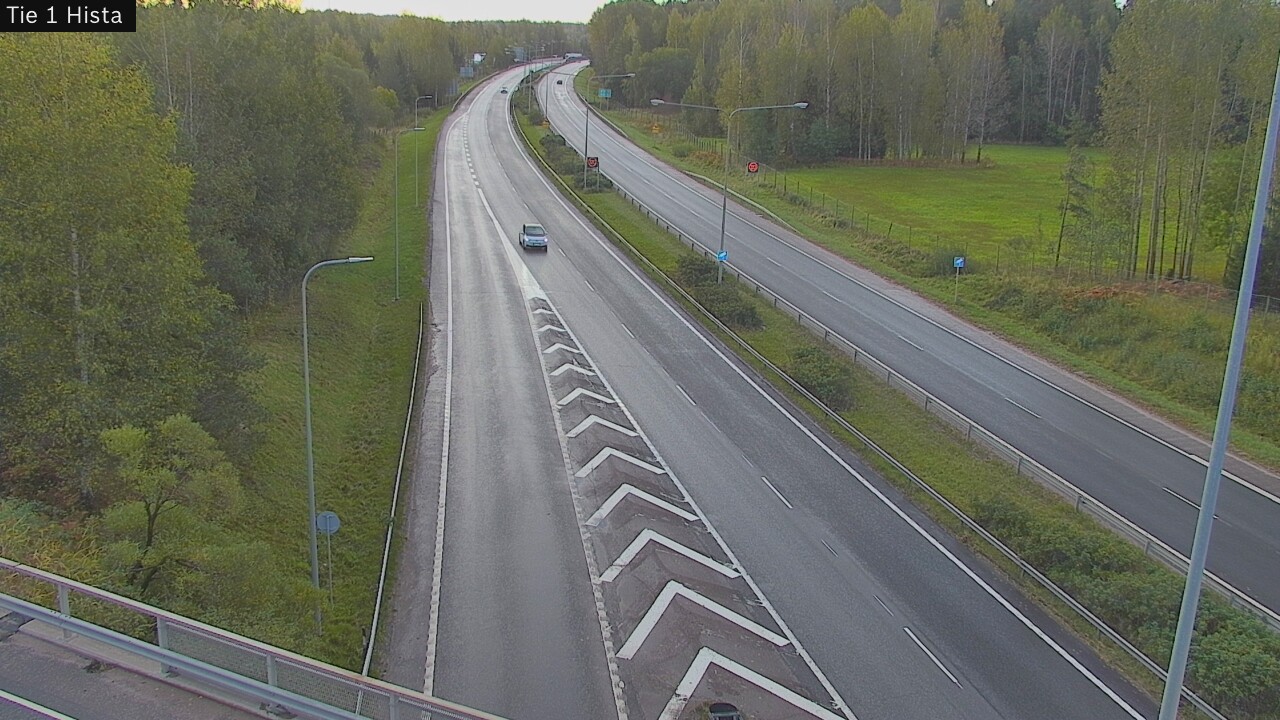Weather Camera Image Road 1 Espoo, Hista, Espoo, Uusimaa
