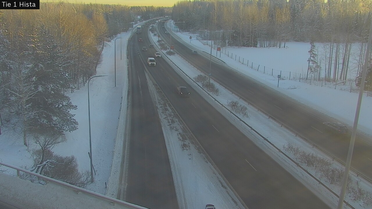 Weather Camera Image Road 1 Espoo, Hista, Espoo, Uusimaa
