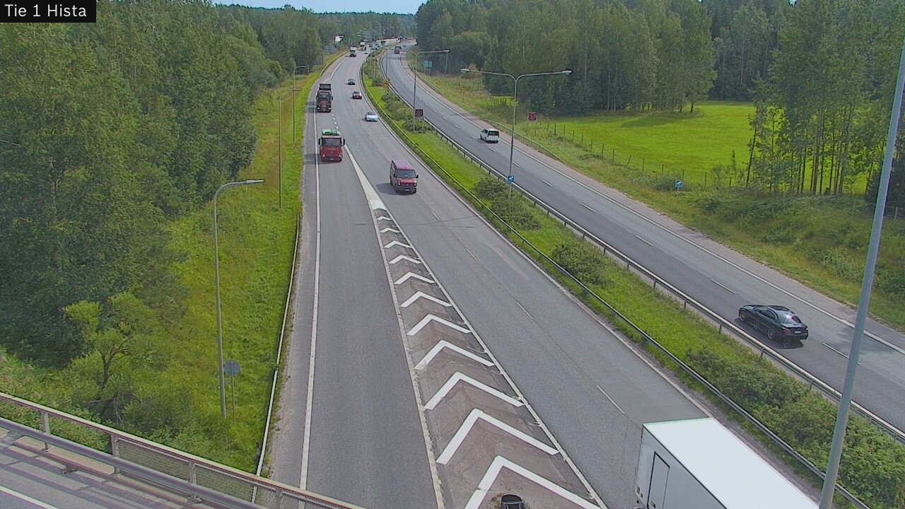 Weather Camera Image Road 1 Espoo, Hista, Espoo, Uusimaa