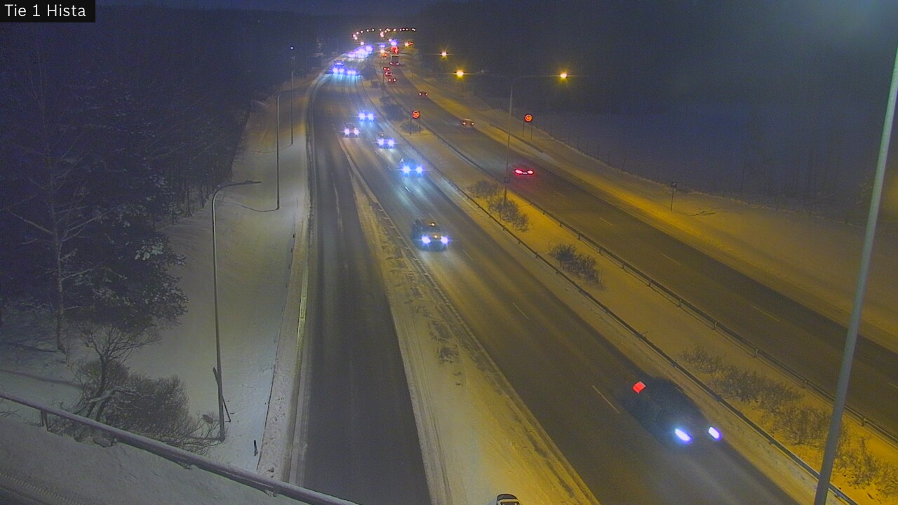 Weather Camera Image Road 1 Espoo, Hista, Espoo, Uusimaa