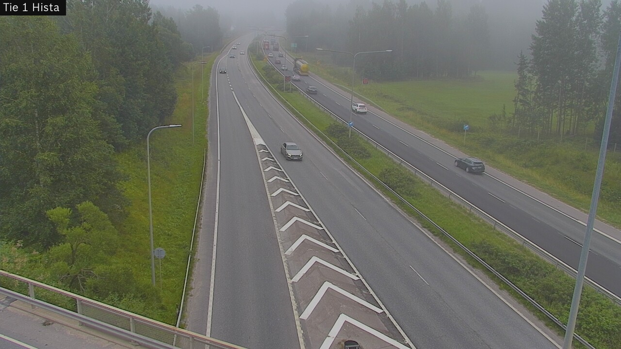 Weather Camera Image Road 1 Espoo, Hista, Espoo, Uusimaa