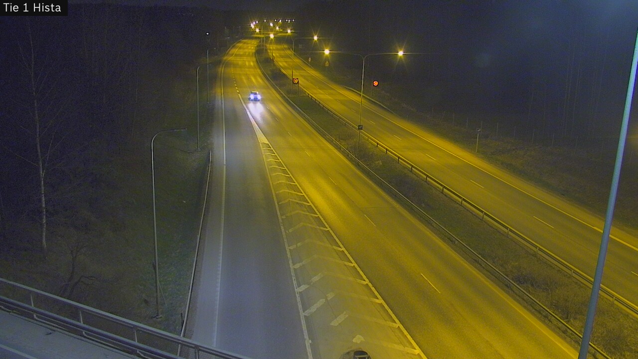 Weather Camera Image Road 1 Espoo, Hista, Espoo, Uusimaa