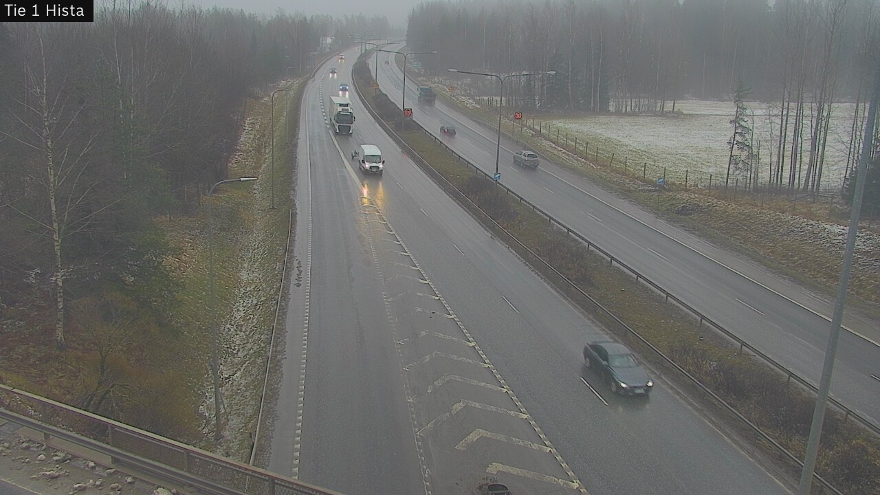 Weather Camera Image Road 1 Espoo, Hista, Espoo, Uusimaa