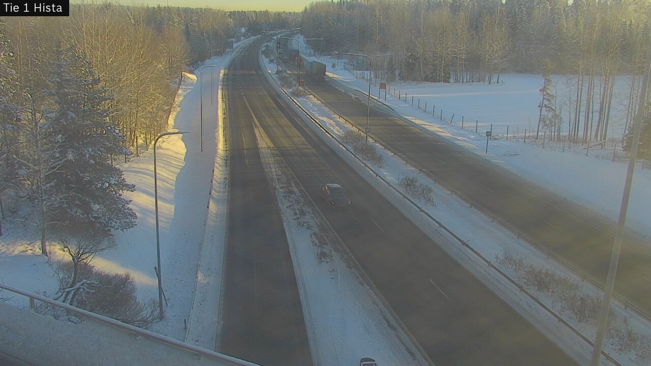 Weather Camera Image Road 1 Espoo, Hista, Espoo, Uusimaa