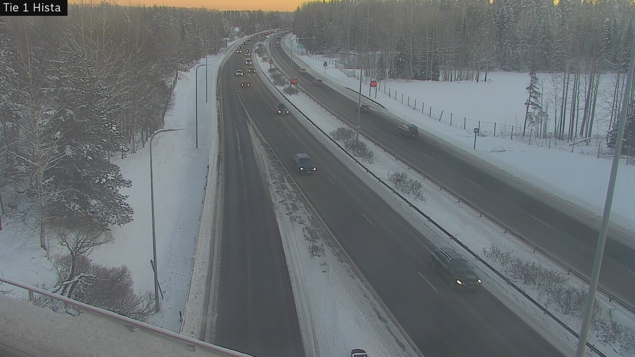Weather Camera Image Road 1 Espoo, Hista, Espoo, Uusimaa