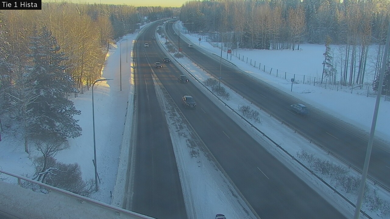 Weather Camera Image Road 1 Espoo, Hista, Espoo, Uusimaa