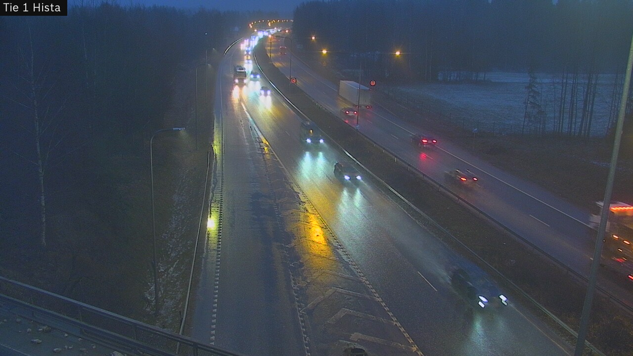 Weather Camera Image Road 1 Espoo, Hista, Espoo, Uusimaa