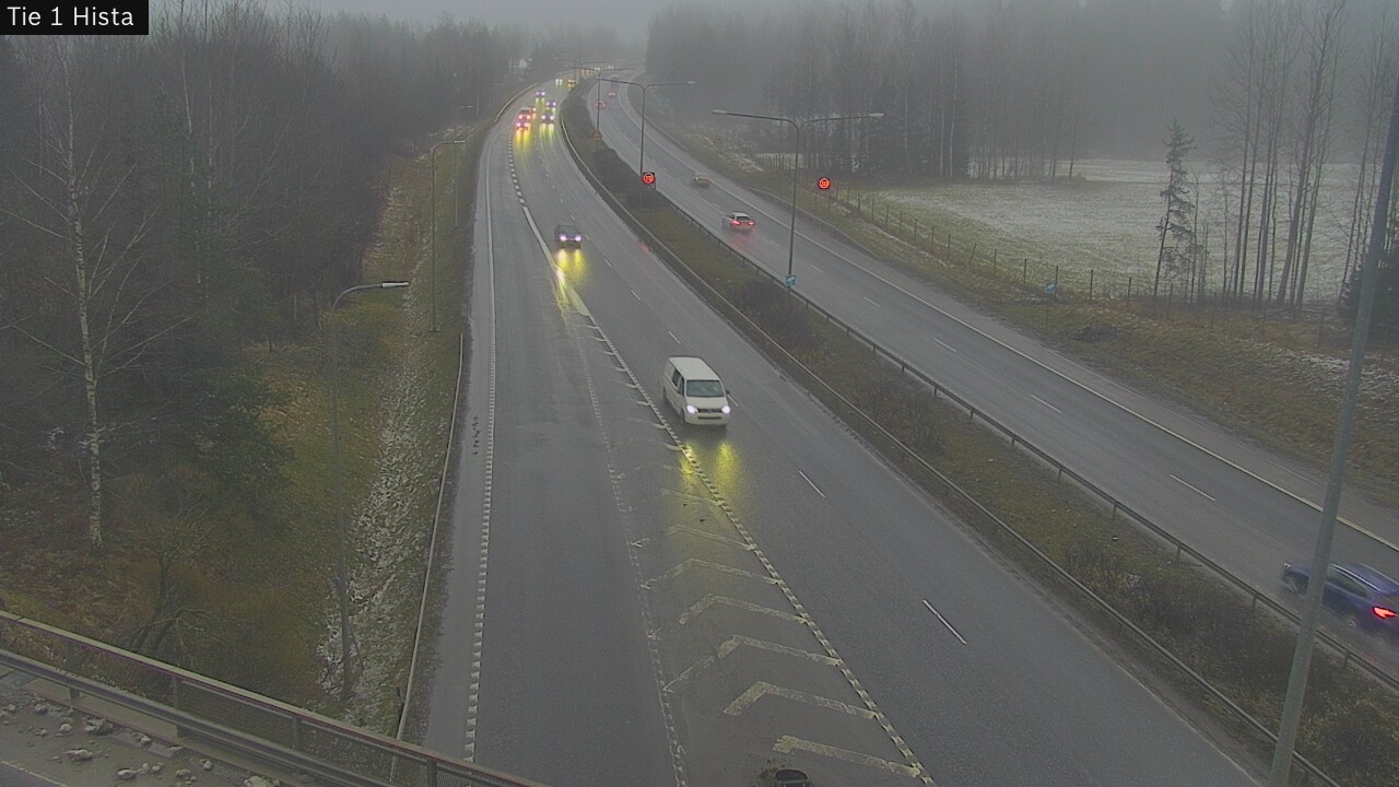 Weather Camera Image Road 1 Espoo, Hista, Espoo, Uusimaa