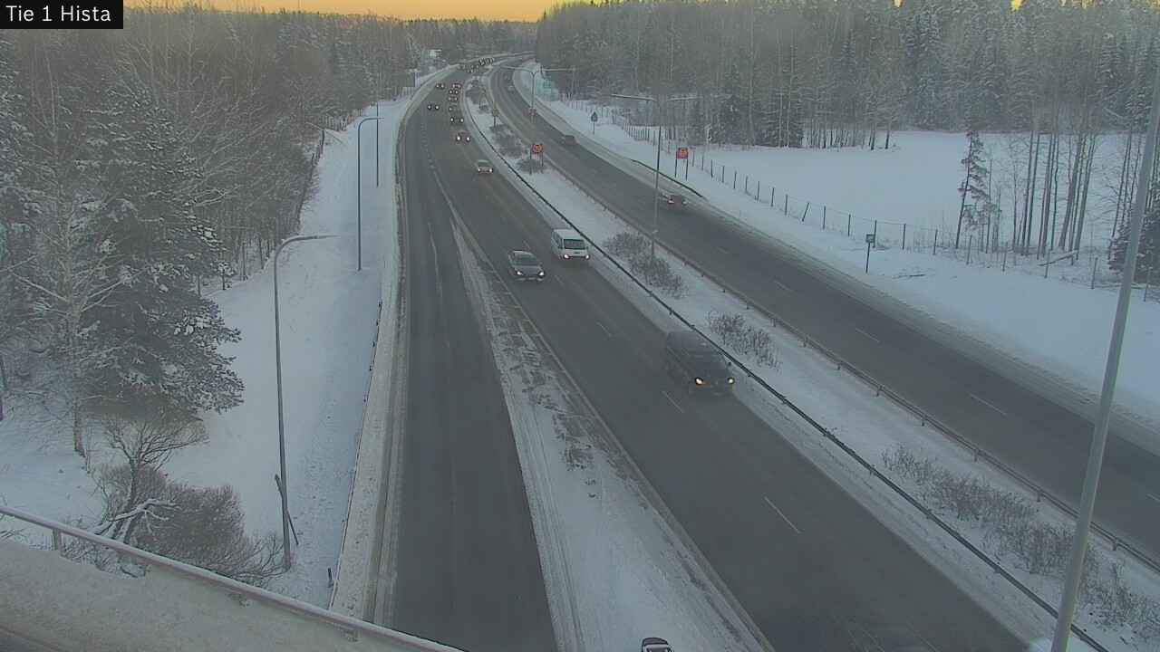 Weather Camera Image Road 1 Espoo, Hista, Espoo, Uusimaa