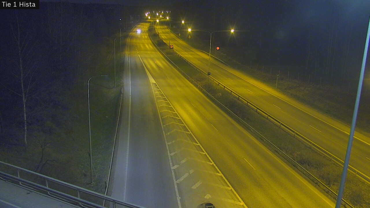 Weather Camera Image Road 1 Espoo, Hista, Espoo, Uusimaa