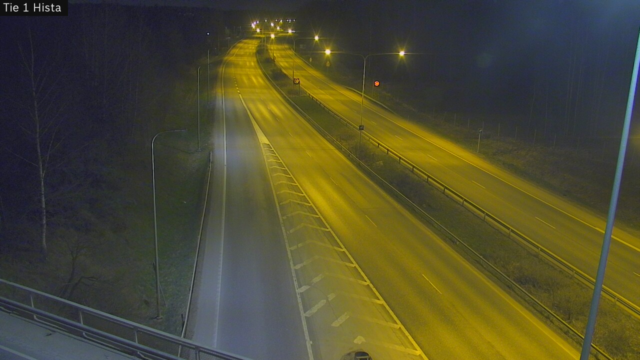 Weather Camera Image Road 1 Espoo, Hista, Espoo, Uusimaa