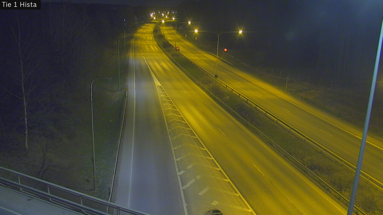 Weather Camera Image Road 1 Espoo, Hista, Espoo, Uusimaa