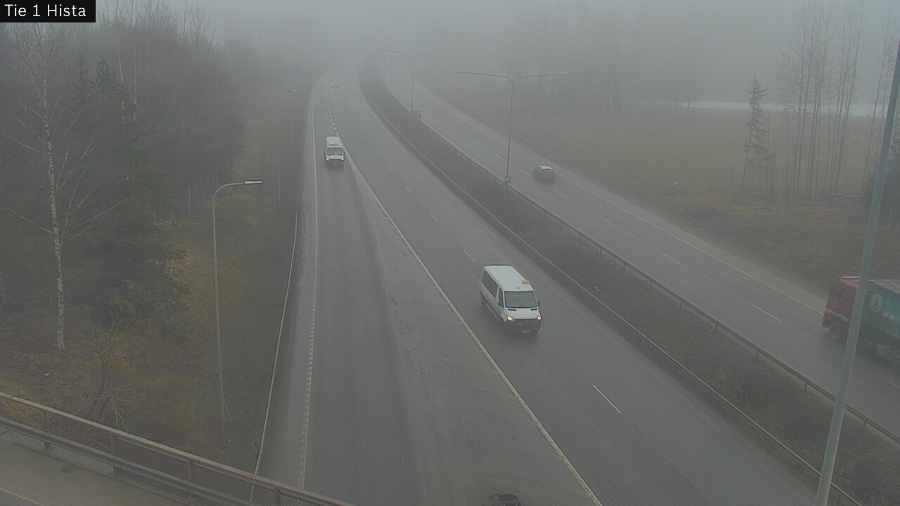 Weather Camera Image Road 1 Espoo, Hista, Espoo, Uusimaa