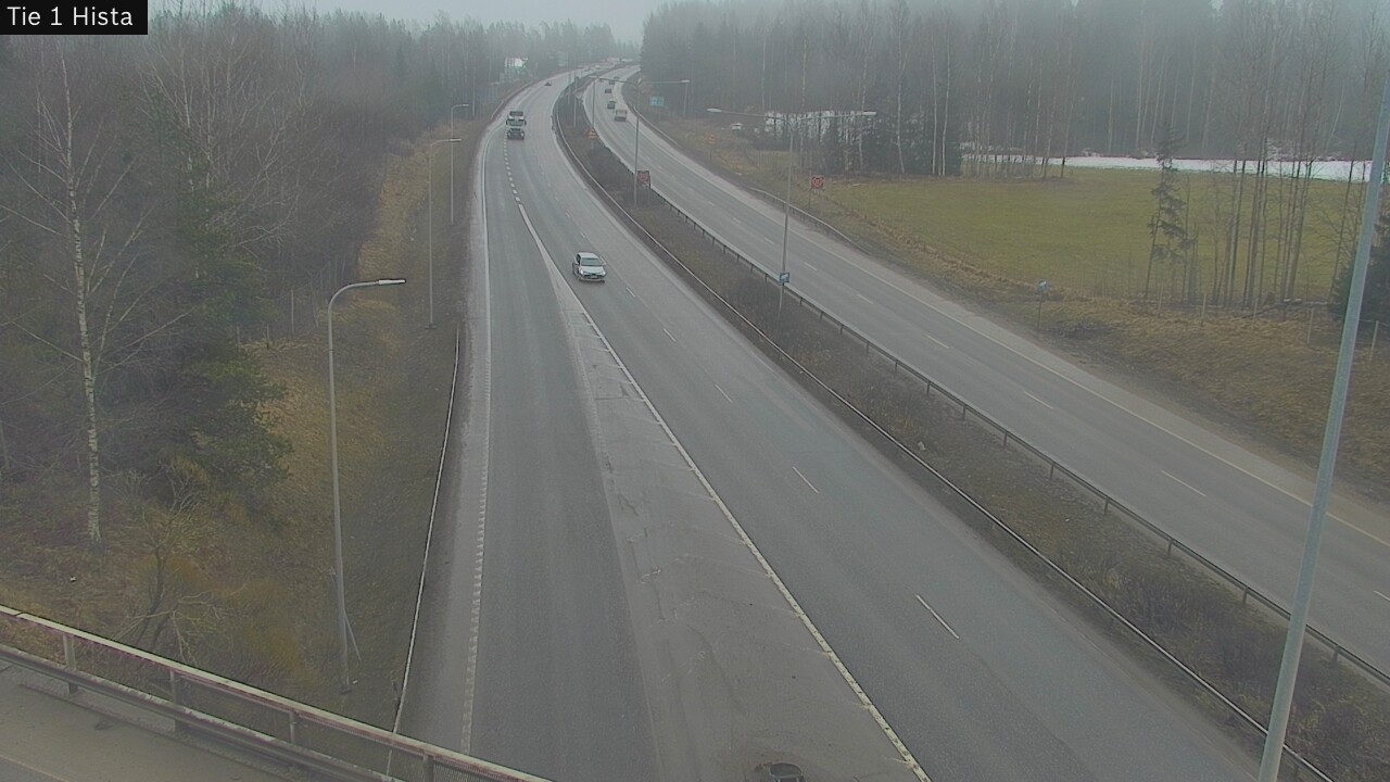 Weather Camera Image Road 1 Espoo, Hista, Espoo, Uusimaa