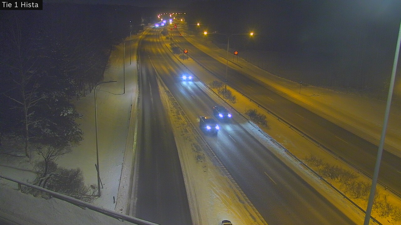 Weather Camera Image Road 1 Espoo, Hista, Espoo, Uusimaa