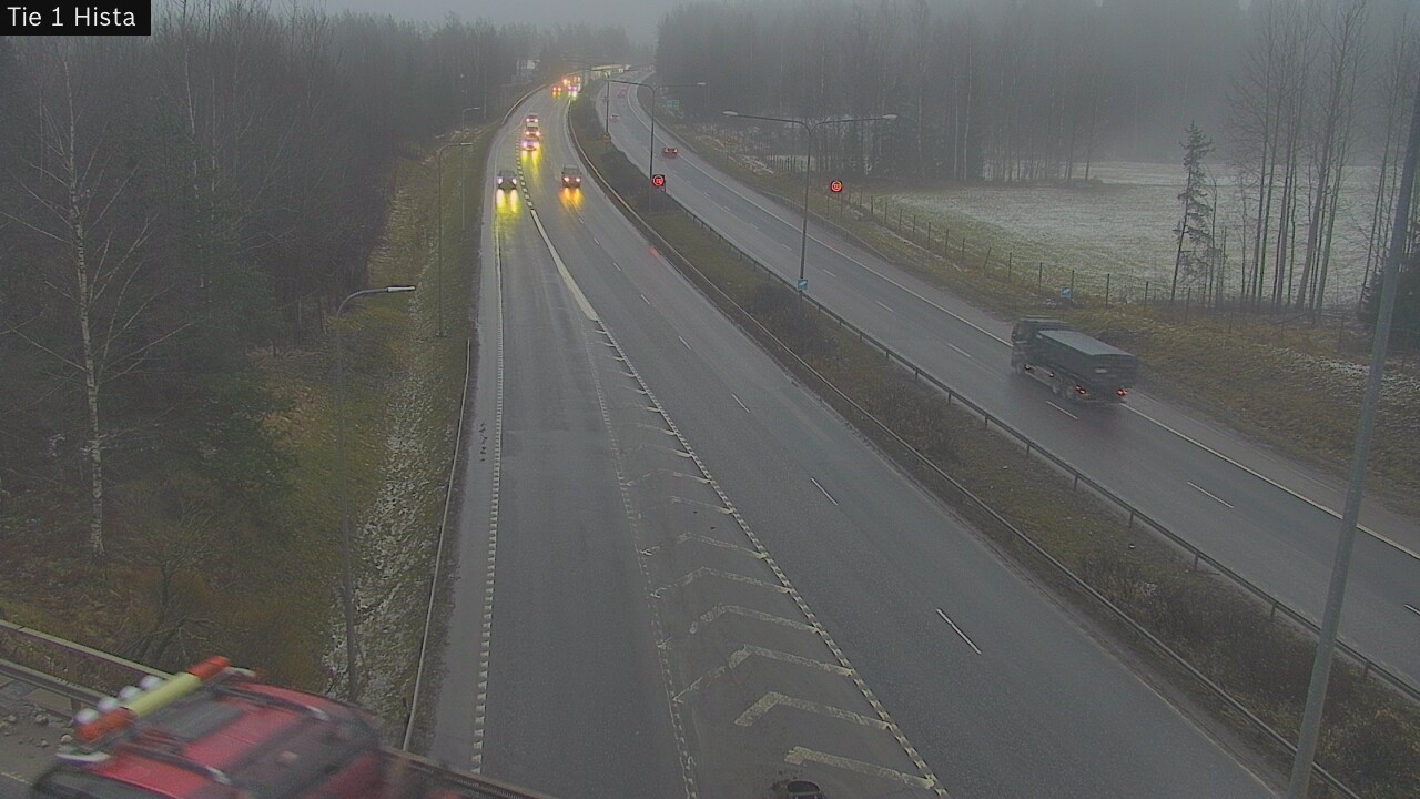 Weather Camera Image Road 1 Espoo, Hista, Espoo, Uusimaa
