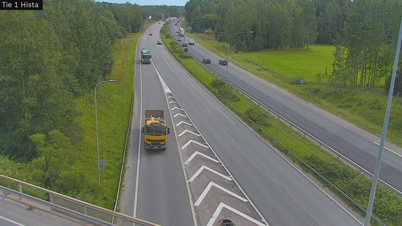 Weather Camera Image Road 1 Espoo, Hista, Espoo, Uusimaa