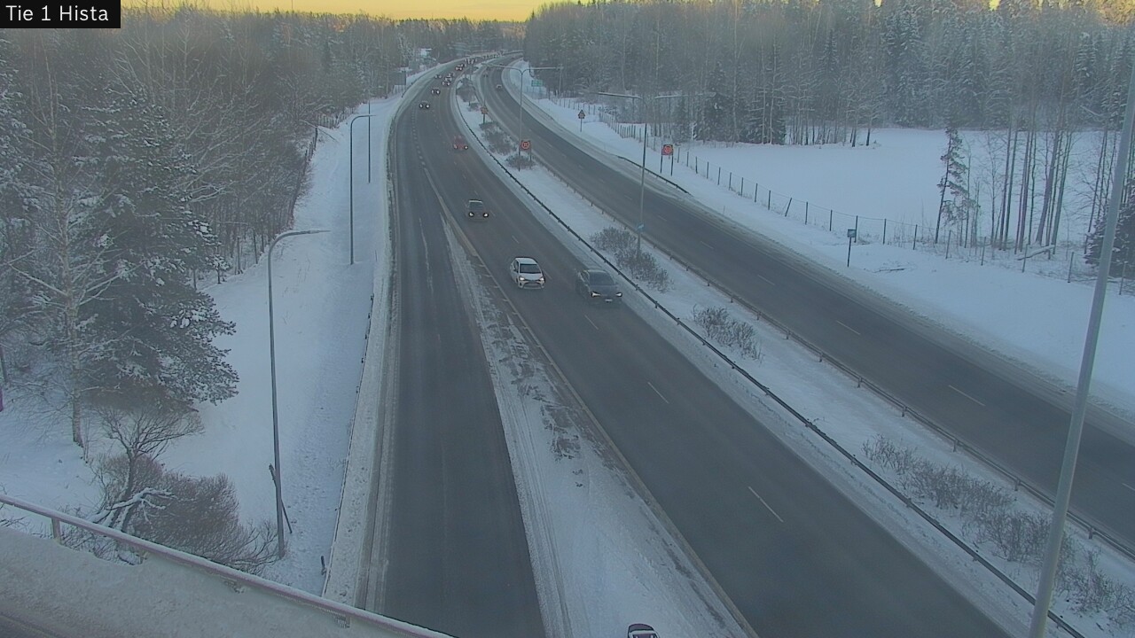 Weather Camera Image Road 1 Espoo, Hista, Espoo, Uusimaa