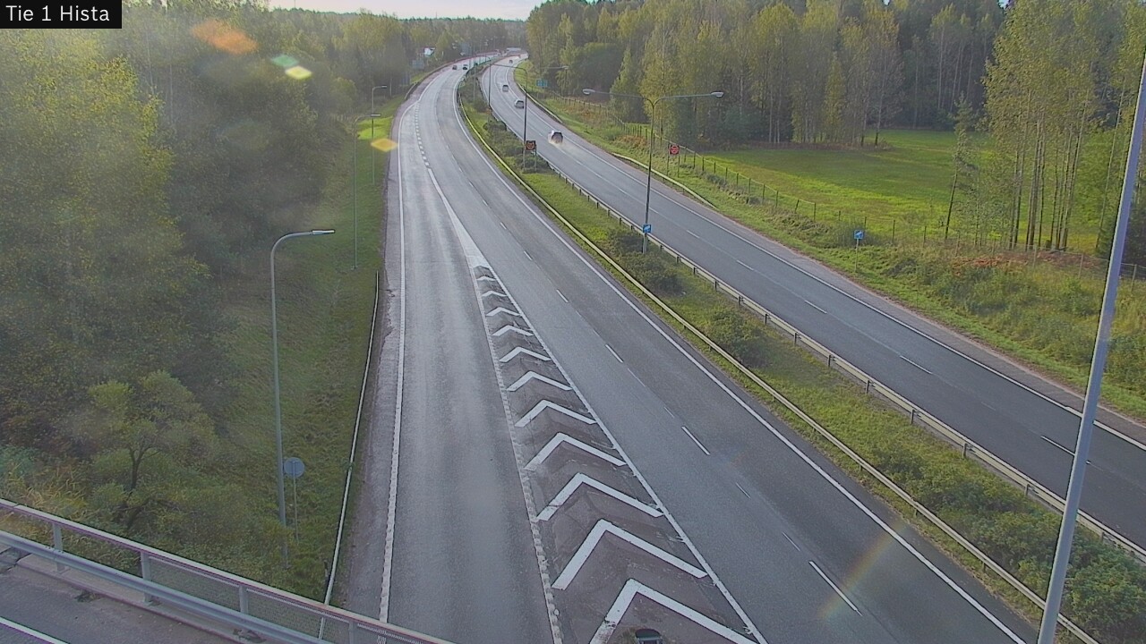 Weather Camera Image Road 1 Espoo, Hista, Espoo, Uusimaa