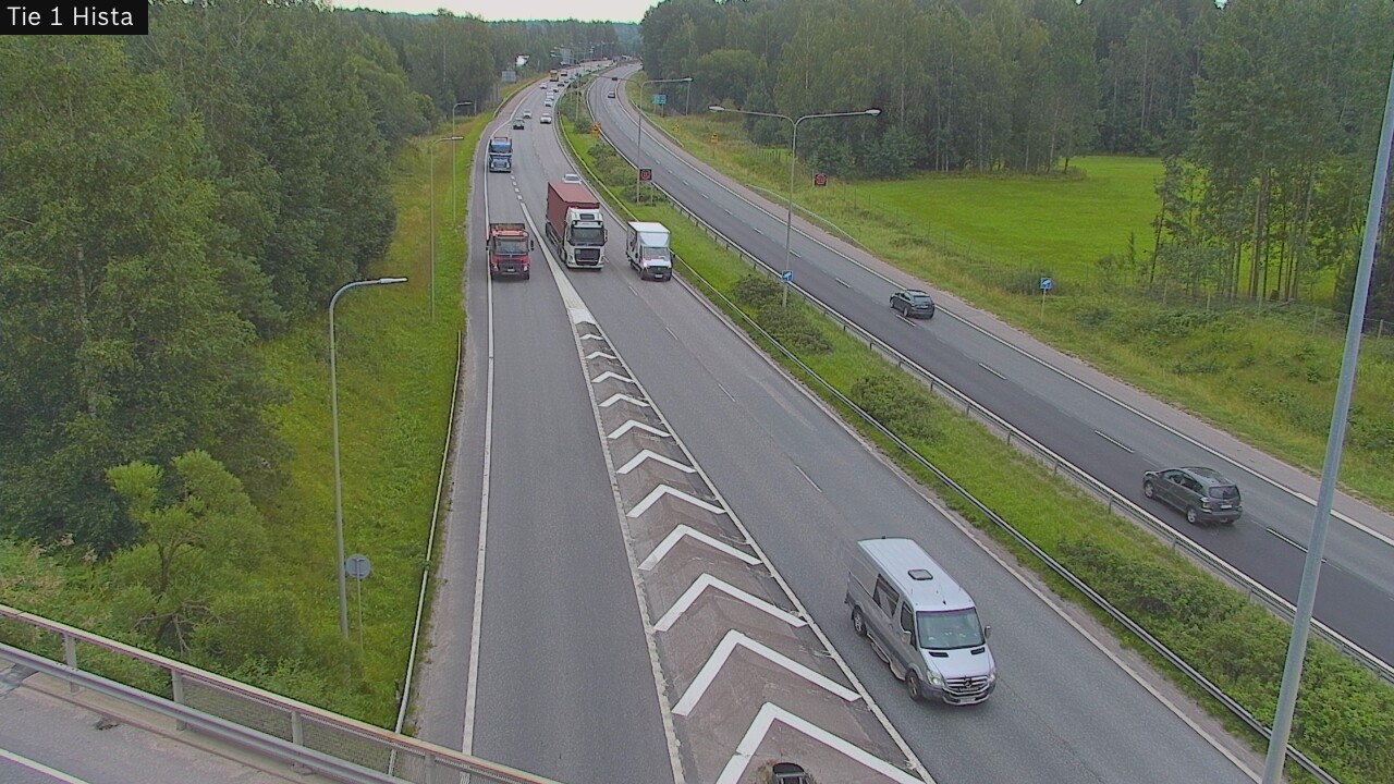 Weather Camera Image Road 1 Espoo, Hista, Espoo, Uusimaa