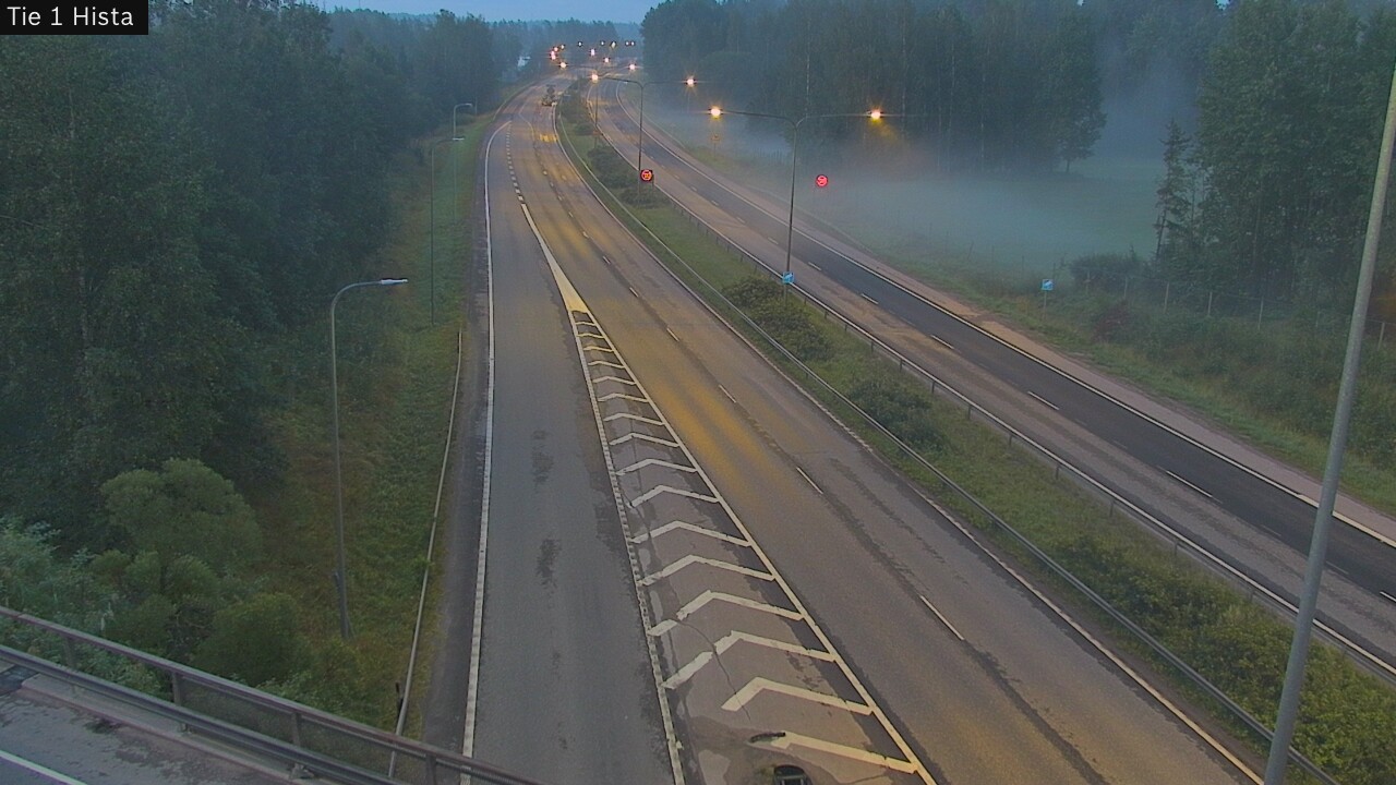 Weather Camera Image Road 1 Espoo, Hista, Espoo, Uusimaa
