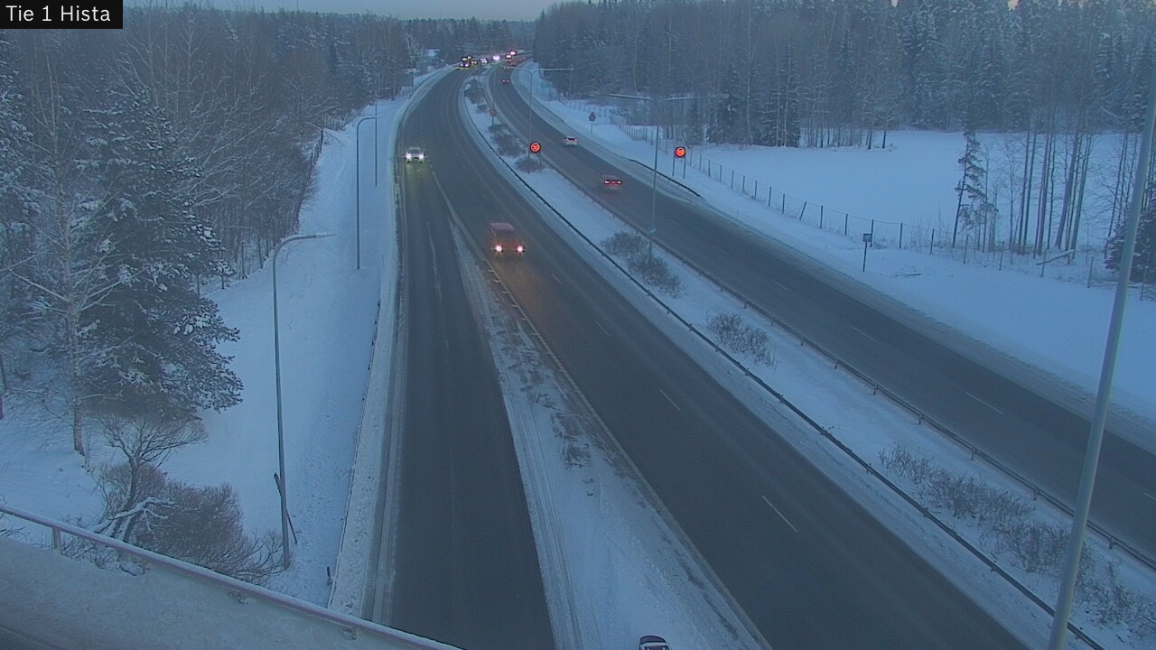 Weather Camera Image Road 1 Espoo, Hista, Espoo, Uusimaa
